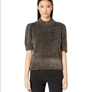 Kate Spade Dashing Metallic Sweater Top! 🖤💛